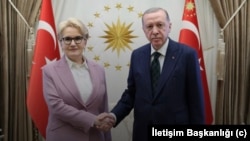 Meral Akşener, Recep Tayyip Erdoğan'la biraraya geldi.