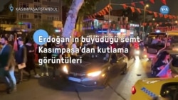 Kasımpaşa'dan kutlama görüntüleri